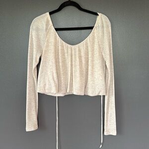 Free People We the Free NWT Bondi Thermal Top Oatmeal Heather
